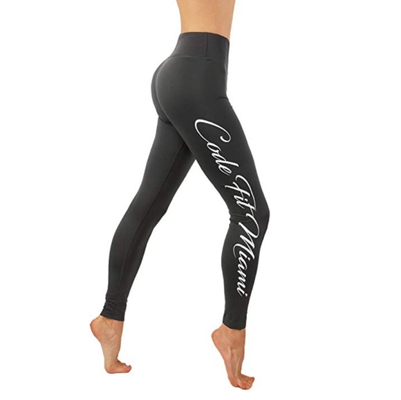 itzone Pants - Yoga  Flex Dry-Fit Side Word Compress